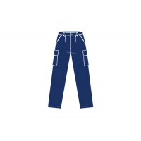 CALÇA HR AB/FECHO B/ALFORGE AZUL ESCURO * CALÇA HR AB/FECHO B/ALFORGE AZUL ESCURO *